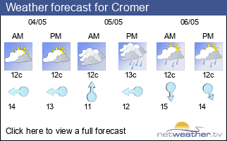 Weather forecast for Cromer
