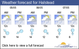 Weather forecast for Halstead