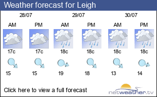 Weather forecast for Leigh