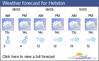 Weather forecast for Helston