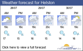 Weather forecast for Helston