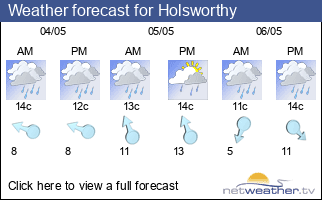 Weather forecast for Holsworthy