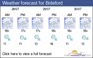 Weather forecast for Bideford