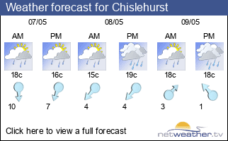 Weather forecast for Chislehurst