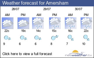 Weather forecast for Amersham