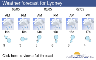 Weather forecast for Lydney