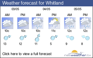 Weather forecast for Whitland