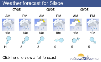 Weather forecast for Silsoe