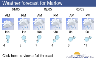 Weather forecast for Marlow