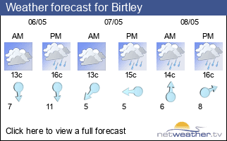 Weather forecast for Birtley