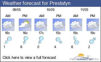 Weather forecast for Prestatyn