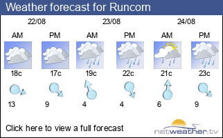 Weather forecast for Runcorn