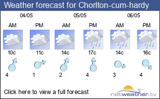 Weather forecast for Chorlton-cum-hardy