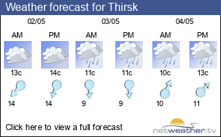 Weather forecast for Thirsk
