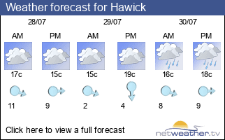 Weather forecast for Hawick