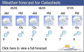 Weather forecast for Galashiels