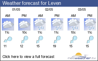 Weather forecast for Leven