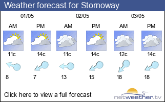 Weather forecast for Stornoway